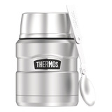 Termo Comida 470ml Acero Inoxidable Plateado King Thermos