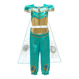 Disfraz De Carnaval Para Niña, Lámpara Purim Aladdin Princes