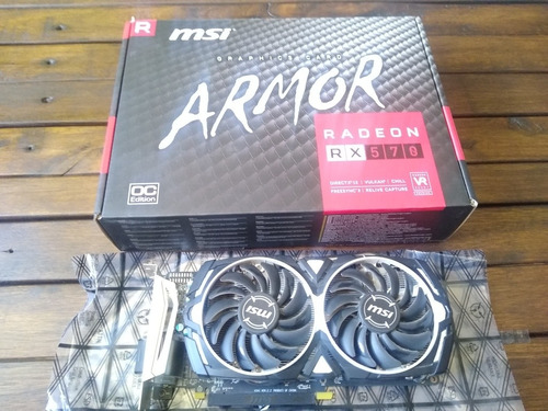 Placa De Video Msi Rx 570 8 Gb