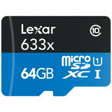 Lexar 64gb High-performance Microsdxc 633x Uhs-i Card (sfh6)