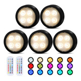 Luces Led Disco Control Remoto Pilas Cocina Estantes Vitrina