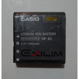 Batería Casio Exilim Np-40 Para Casio Exilim Ex-z40