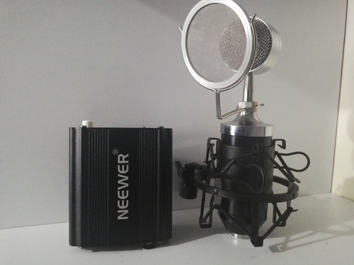 Microfono Condensador M8000- Fuente De Poder Neewer