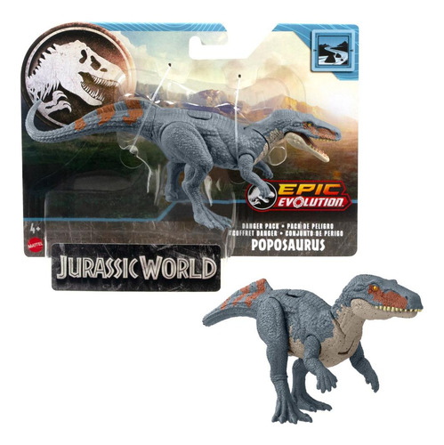 Jurassic World Dinossauro Poposaurus Perigo - Mattel