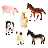 Conjunto De Modelos De Animais De 6 Peças De Brinquedo