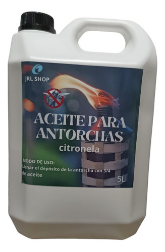 Aceite De Citronella Para Antorchas X5 L