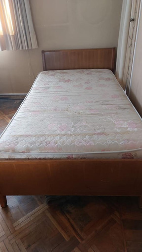 Cama De Madera Antigua Con Colchón, En Providencia