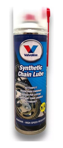 Lubricante Cadena Moto Valvoline Synthetic Chain Lube 500ml