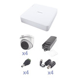 Kit Turbohd Audio 1080p Dvr 4ch 4 Cámaras Epcom Kevtx8t4eg/a