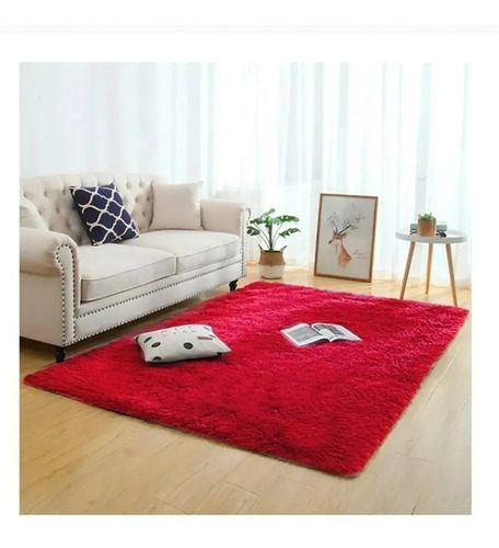 Alfombra Peluda | Tapete Decorativo 2 × 1,5 Metros