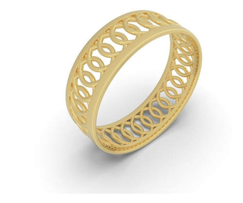 Anillo Oro Amarillo 18k Filigrama