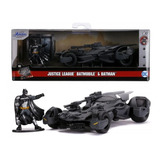 Batimovil Justice League C/ Fig Batman Jada 1:32 Env Grat!