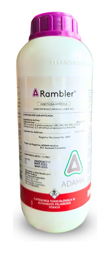 Cipermetrina Rambler Ec X Litro - L a $59000
