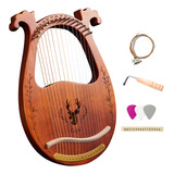 Pegatina Lyre Harp, 3 Unidades, Púas De Lira, 16 Cuerdas, Af