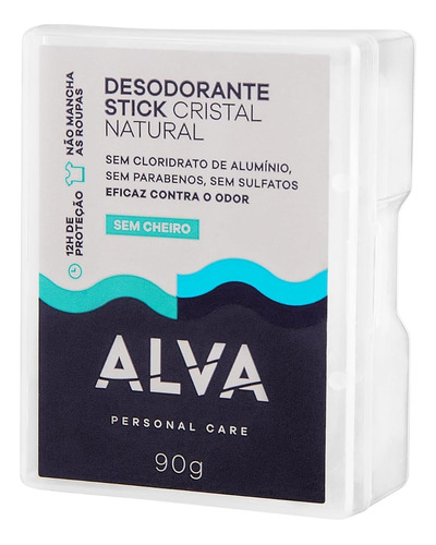 Desodorante Stone Kristall Sensitive Alva - 90g Natura