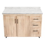 Mueble De Cocina Wood Con Cubierta Postformada B 120x51cm