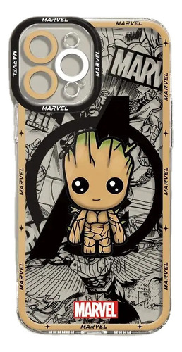 Funda De Teléfono Para iPhone 15, 13, 12, 14, 11, Marvel, Gr