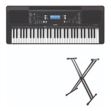 Teclado Organeta Yamaha Psr-e373 + Adaptador + Base Doble