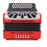 Acordeón Hohner  Compadre  Fa-sib-mib 31 Botones 12 Bajos