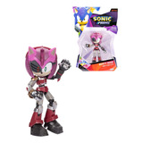 Sonic Prime Figura Rusty Rose New Yoke City De 5 Pulgadas