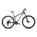 Bicicleta Mtb R29 Fire Bird Ontrail 24v S/16  Negro Verde