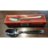 12 Colher De Sopa Mesa Backer L.01 - 100% Aço Inox 