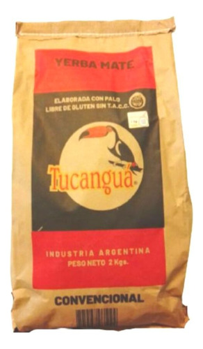 Yerba Mate Tucanguá Convencional - Bolsa X 2 Kg