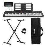 Kit Teclado Musical Ct S200 Casiotone App + Suporte + Capa