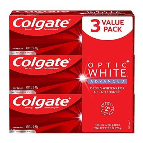 Pasta Dental Blanqueadora Avanzada Colgate Optic White