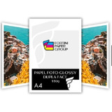 1000 Folhas Papel Foto Glossy 180g A4 Dupla Face