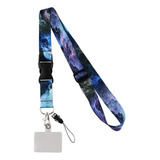 Cool Space Lanyard Chicos Llavero Celular Almohadilla T...