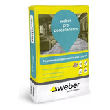 Pegamento Weber Pro Para Porcelanato Bolsa X 25 Kg 