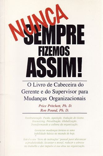 Nunca Sempre Fizemos Assim! Pritchett, Price /