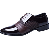 Zapatos Caballero Formales Casuales Negros Para Hombrea