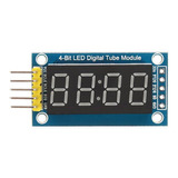 Módulo Displays Led Tm1637 4 Bits Para Reloj Emakers