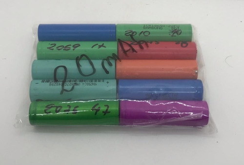 Bateria De Lithium (kit Com 10) De 2.0mah