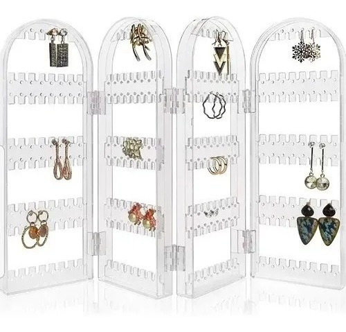 Organizador De Aretes Acrilico Vertical Joyero Regalo Mujer 