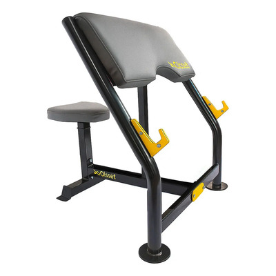 Banco Predicador Marca Olsset Gimnasio Curl De Bíceps Color Negro | Meses sin interés