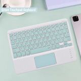 Teclado Bluetooth + Mouse Touchpad Para Pc Tablet Celular