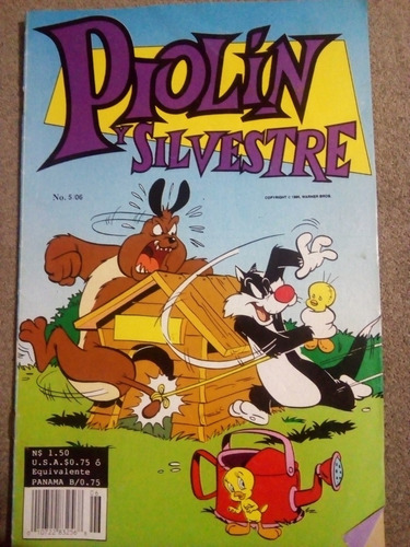 Piolin Y Silvestre N.5 Comic Warner Bros Provenemex Año-1994