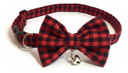 Collar Con Corbatin Para Gato O Perro Mascota