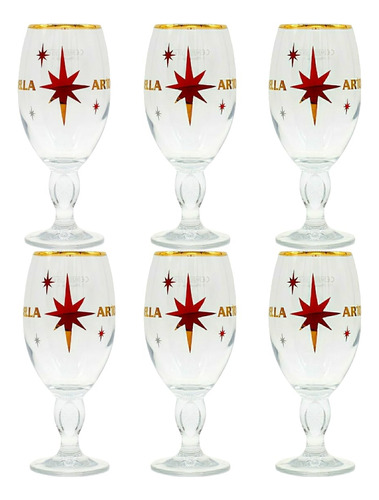 Copa Stella Artois 330 Ml Set X6 Unidades