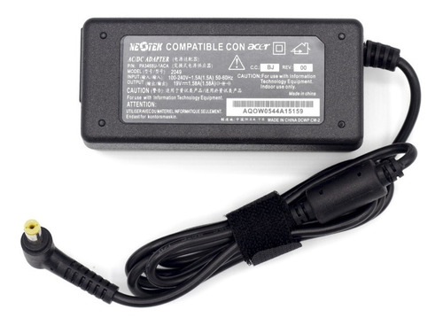 Cargador Acer Mini 19v 1.58a