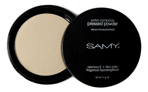 Polvo Compacto Micropulverizada Sin Espejo Samy Natural #1 X