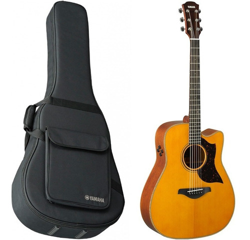 Violão Folk Yamaha A3m Ii Elétrico Aço Eletroacustico Vintag Cor Natural Orientação Da Mão Direita