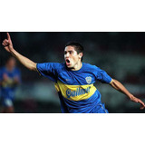 Camiseta Boca 2000 Riquelme #10 Román Campeón Libertadores 