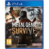 Metal Gear Survive Ps4 Fisico