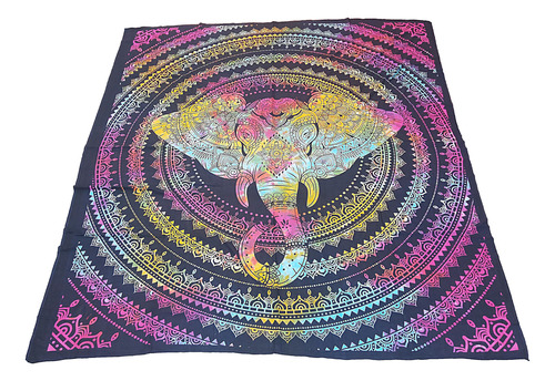 Cubrecama Manta Hindu Tapiz, 2 Plazas - Mandala