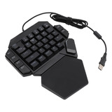 Teclado Mecánico Para Juegos Rgb Con Una Sola Mano, 35 Tecla