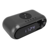 Reloj De Carga Inalámbrico, Altavoz, Alarma, Radio Led Digit